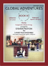 Global Adventures Book III for Flex Ensemble Concert Band sheet music cover